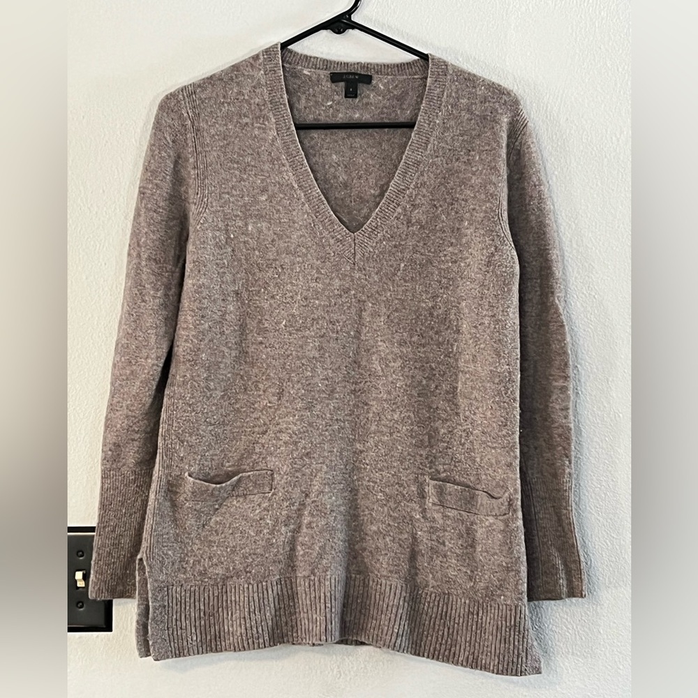J. Crew Women's V-Neck Tunic Sweater